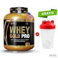 Proteína Level Pro Whey Gold Pro 3 kg Fresa + Shaker
